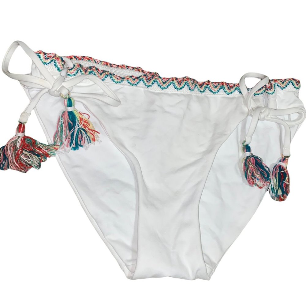 Becca White Mardi Gras Embroidered Two-Piece - Picture 3 of 14